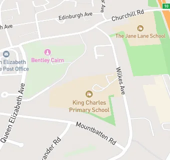 map for King Charles Primary School