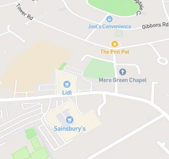 map for St. James Church Hall