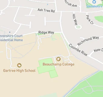 map for Beauchamp College