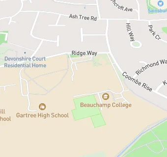 map for Beauchamp College