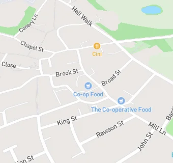 map for The Co-Operative