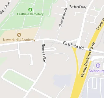 map for Eastfield Fish and Chips