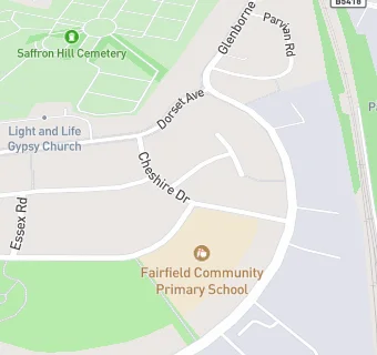 map for Fairfield Primary School