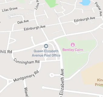 map for Bentley Fish Bar