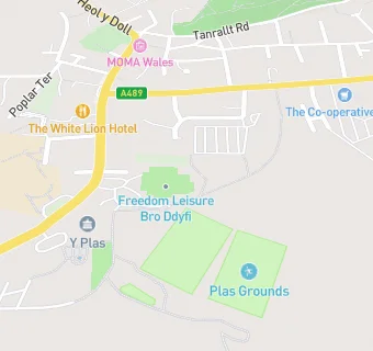 map for Bro Ddyfi Leisure Centre