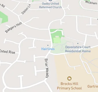 map for Briarmeads Dental Practice