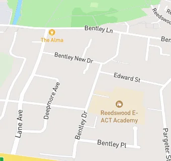 map for E-ACT Reedswood Primary School