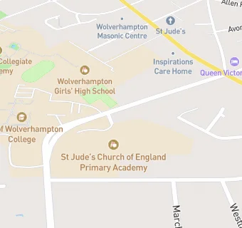 map for St Jude's Church of England Junior School