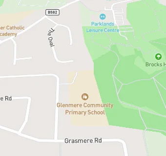 map for Glenmere Community Primary School