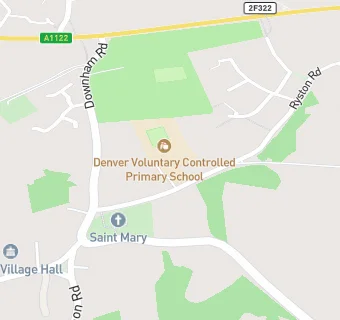 map for Denver Voluntary Controlled Primary School