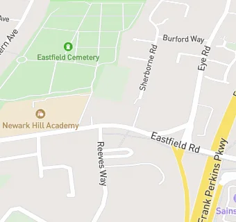 map for Newark Hill Academy