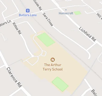 map for Arthur Terry Academy