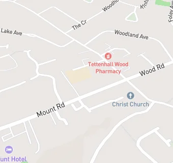 map for Tettenhall Green Kindergarden And After School Club