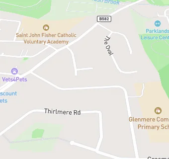 map for Glenmere Community Primary School