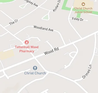 map for Tettenhall Medical Practice