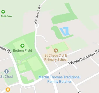 map for St Chads Out Of School Club