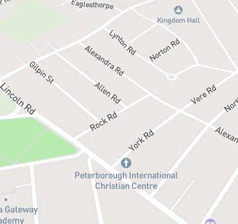 map for Peterborough Soup Kitchen