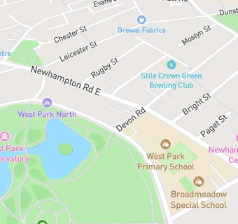 map for West Park Junior School