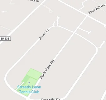 map for Streetly Lawn Tennis Club Ltd