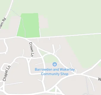 map for Barrowden & Wakerley Community Shop