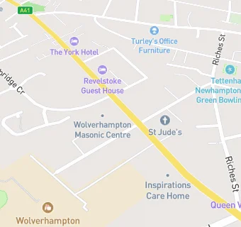 map for Tettenhall Road Medical Practice