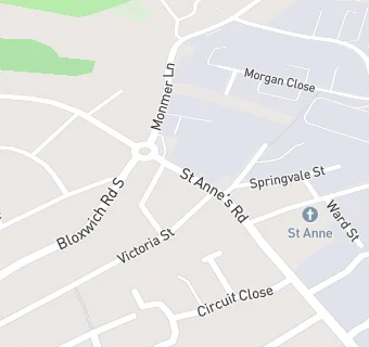 map for Springbank Service Station