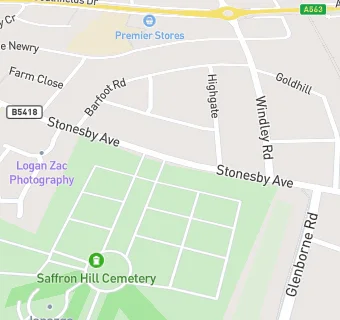 map for Stonesby Lodge