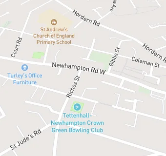 map for The Newhampton Inn