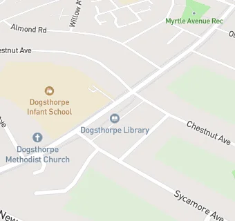 map for Dogsthorpe Den