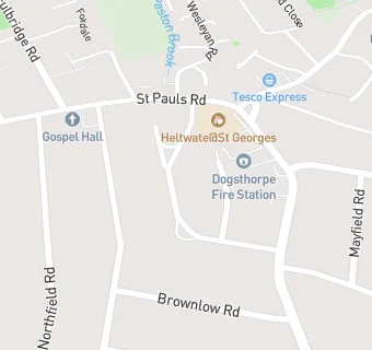 map for St George's School