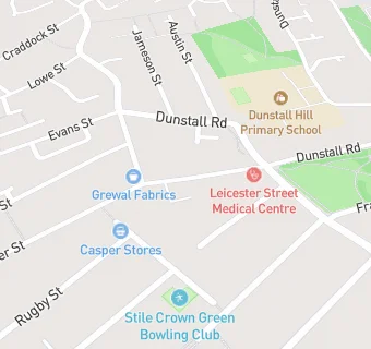 map for Leicester Street Medical Centre