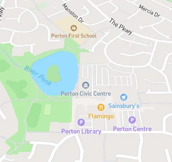 map for Perton Community Centre