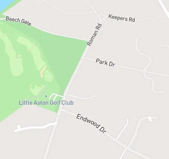 map for Little Aston Golf Club