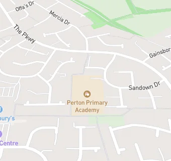 map for Perton Sandown First School