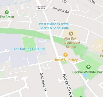 map for North Walsall Post Office