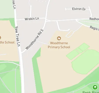 map for Woodthorne Infant School