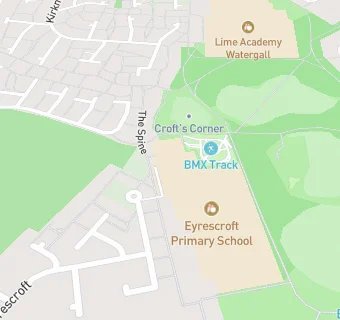 map for Eyrescroft Infant School