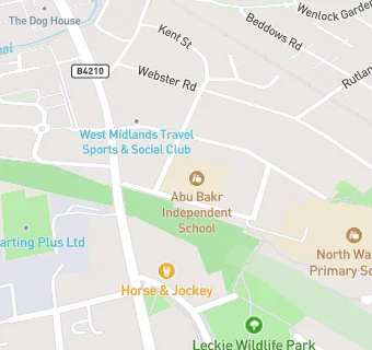 map for North Walsall Primary School