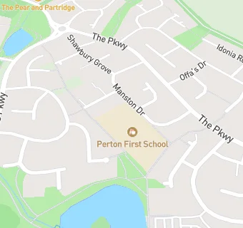 map for Perton First School