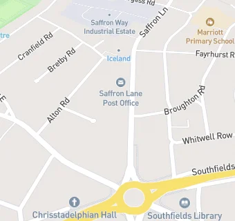 map for Saffron Lane Post Office And News