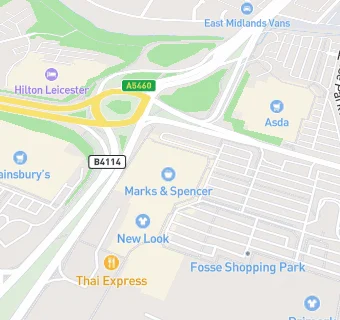 map for Marks & Spencer