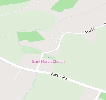 map for Kirby Bedon Village Hall