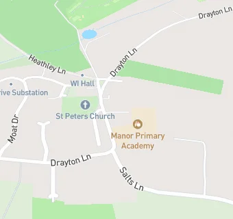 map for Manor Primary Academy