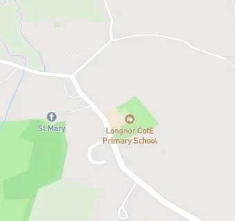 map for Longnor CofE Primary School