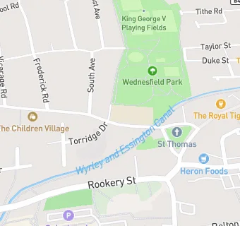 map for St Patrick's Catholic Primary School, Wednesfield