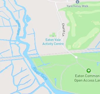 map for Eaton Vale Activity Centre