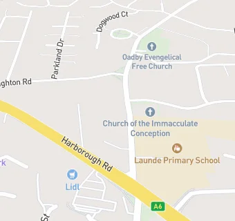 map for Launde Primary School