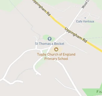 map for Tugby Church of England Primary School