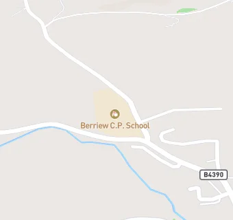 map for Berriew C.P. School