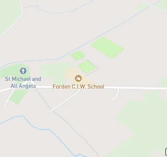 map for Forden C.I.W. School